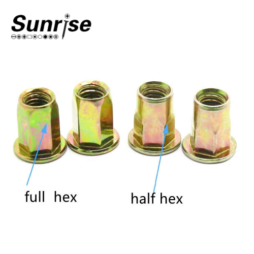 RIVET NUT FULL HEX FLAT HEAD 6 RIVET NUT FULL HEX FLAT HEAD 6