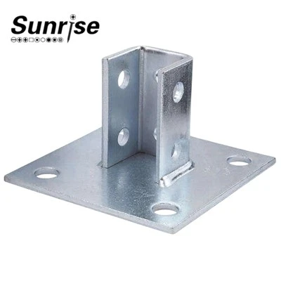 Galvanizli Post Base Strut 41x41