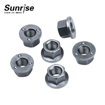 Hexagon Round Three-Point Flange Welding Nut For Auto
