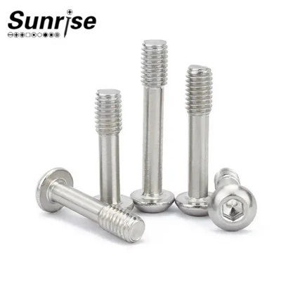 SS304/316 Metrik M3 Altıgen Soket Başlı Düğme Başlı Sabit Vida